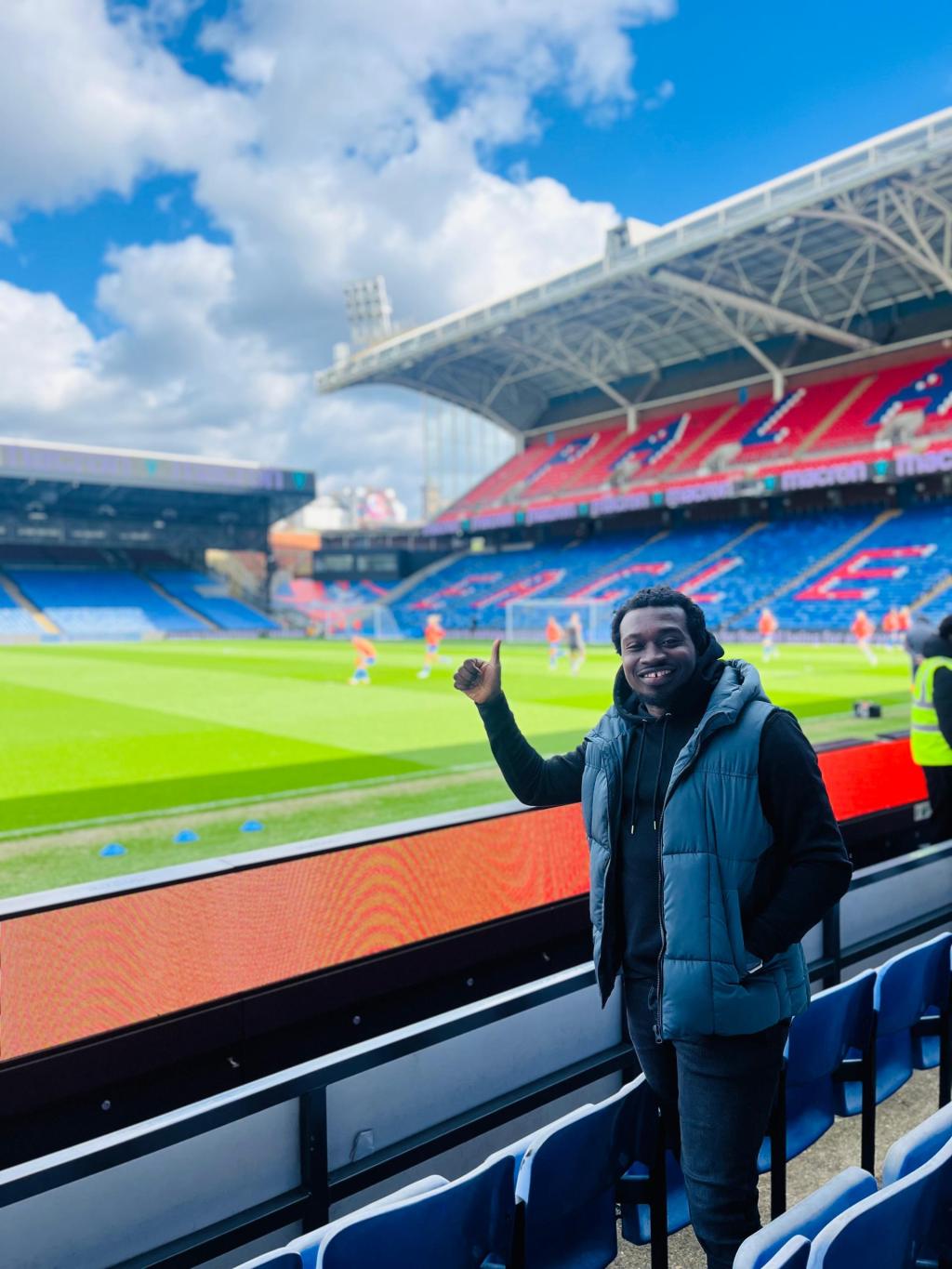 First Crystal Palace FC experience at Selhurst Park